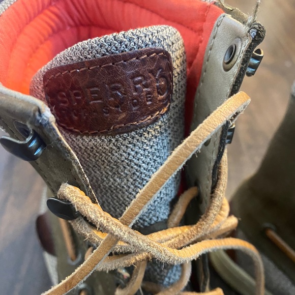 Sperry top sider Marella ankle booties green sz 6 - Picture 6 of 7